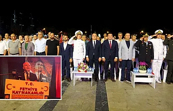 Fethiye'de 15 Temmuz Demokrasi ve Milli Birlik Yürüyüşü Gerçekleştirildi