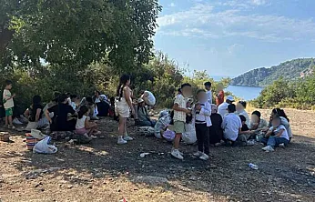 Fethiye'de 20'si çocuk 39 düzensiz göçmen yakalandı