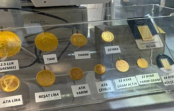 Fethiye'de altın fiyatları: Çeyrek altın 10 bin 650 liradan satışta