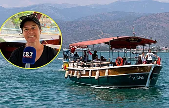 Fethiye'de dalgalara yön veren kadın: Çalış Boat Kooperatifi'nin tek kadın kaptanı