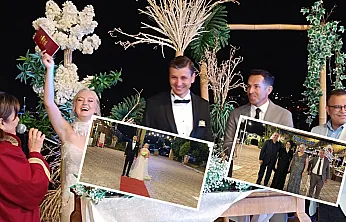 Fethiye'de Dinçel ve Dikmentepe ailelerinin mutlu günü