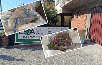Fethiye'de DOA 'Depozito İade Noktası' açıldı: Şişeler tek seferde teslim edilebiliyor