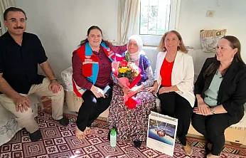 Fethiye'de Dünya Yaşlılar Günü ziyareti: Büyüklerin gönlü alındı