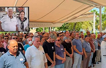 Fethiye'de emekli ziraatçı Hasan Güven son yolculuğuna uğurlandı