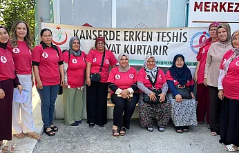 Fethiye'de Halk Sağlığı Haftası kapsamında kanser taraması yapıldı