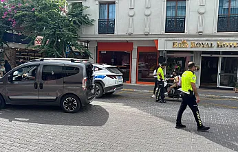 Fethiye'de Kandönmezler Kavşağı'nda trafik denetimi sürüyor