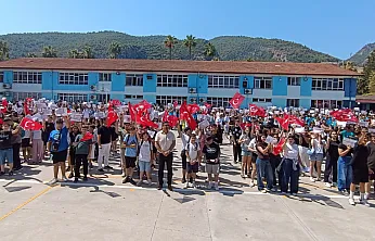 Fethiye'de 'Karne Heyecanı': 31 Bin 952 öğrenci yaz tatiline coşkuyla 'Merhaba' dedi