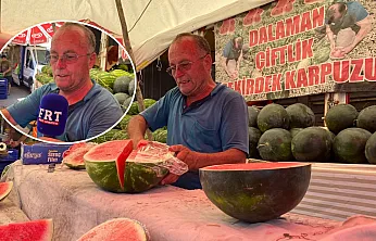Fethiye'de karpuz sezonu hareketlendi: Dalaman Cezaevi üretimi karpuzlar pazarda ilgi görüyor