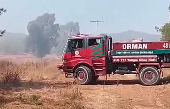 Fethiye'de korkutan yangın! Çöp depolama alanından ormana sıçradı