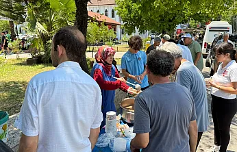 Fethiye'de Muharrem Ayı bereketi: Yeni Camii'nde aşure hayrı yapıldı
