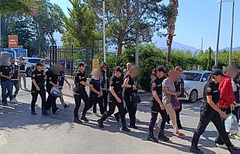 Fethiye'de 'Organize Suç Örgütü' operasyonu: 17 şüpheli adliyeye sevk edildi