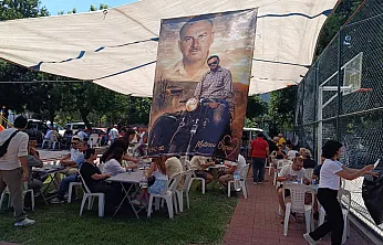 Fethiye'de Özcan Kıvrak 22. ölüm yılında lokma hayrı ile anıldı