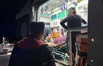 Fethiye'de özel teknede yaralanan vatandaşa denizden tahliye edildi