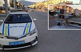 Fethiye'de Trafik Ekiplerinden Hız Denetimi