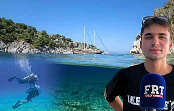 Fethiye'de turistin serinleme tercihi: tekne, dalış ve su sporları
