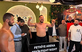 Fethiye'de Uluslararası Boks Gecesi Öncesi Face To Face Gerçekleşti