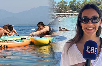 Fethiye'de yoga suya taşındı: Bu kez board üzerinde