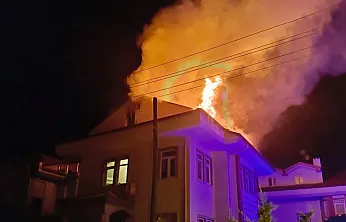 Fethiye Foça Mahallesi'nde ev yangını