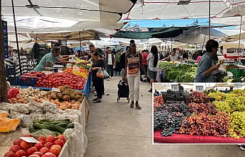 Fethiye Foça Pazarı'nda Sebze ve Meyve Fiyatları