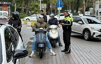 Fethiye Kandönmezler Kavşağı'nda motosiklet sürücülerine sıkı denetim