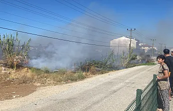 Fethiye Karaçulha Çevreyolunda anız yangını