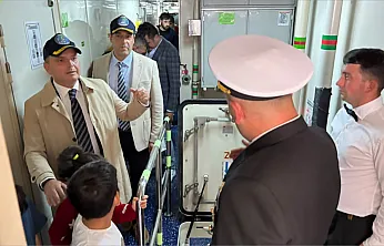 Fethiye Kaymakamı Fatih Akkaya, TCG Kaş gemisini ziyaret etti