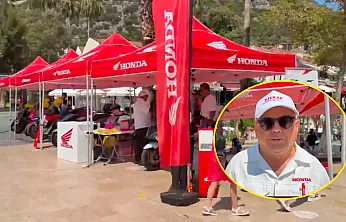 Fethiye Kıvrak Motor Ailesi Honda PCX'i Kaş'ta motosiklet tutkunlarıyla buluşturdu
