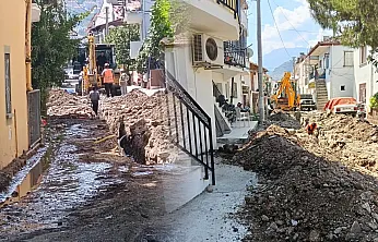 Fethiye Menteşeoğlu Mahallesi'nde doğal gaz çalışmaları başladı