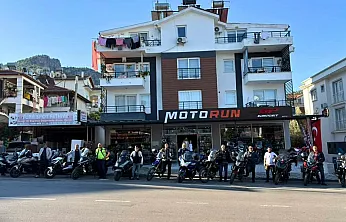 Fethiye Motorun ve Voyn Motosiklet Kulübü Çökertme yolunda