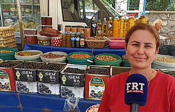 Fethiye Pazar Pazarı'nda Zeytin Tezgahlarına Yoğun İlgi