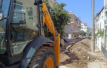 Fethiye Pazaryeri'nde Doğalgaz Çalışması