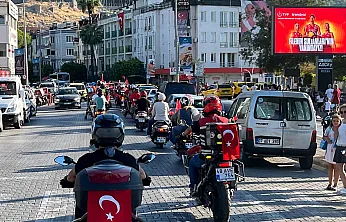 Fethiye Riders'tan 30 Ağustos Zafer Bayramı'na motosikletli kortej