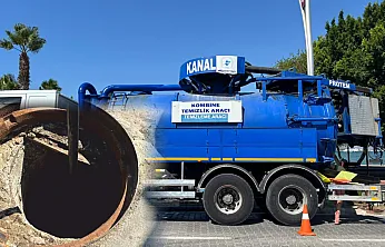 Fethiye sahil bandında kanalizasyon hattına kazısız yenileme
