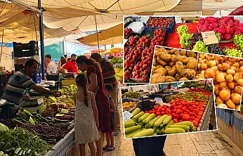Fethiye Salı Pazarı'nda güncel sebze ve meyve fiyatları