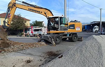 Fethiye Sanayi Sitesi'nde yağmur suyu çalışması başladı