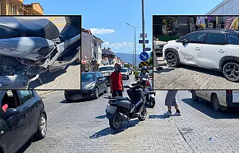 Fethiye Süleyman Demirel Bulvarı'nda Araç ile Motosiklet Çarpıştı