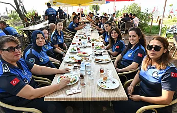 Fethiye zabıtası Zabıta Haftası'nda Akmaz'da buluştu