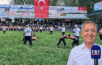 FTSO Meclis Başkanı ve Başkan Adayı Kemal Hıra, Seki Yağlı Güreşleri'nde organizasyonu değerlendirdi
