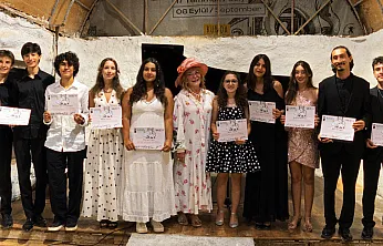 Gümüşlük Müzik Festivali'nde 14 genç piyanist sahne aldı