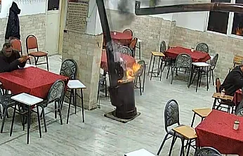 Güzel kokması için sobaya dökülen kolonya ortalığı savaş alanına çevirdi