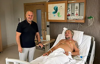 Hakan Aşık'tan Seda Köktener'e geçmiş olsun ziyareti