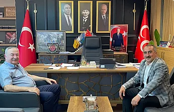 Hasan Özyer, MHP Muğla İl Başkanı Emrah Oltulu ile Bir Araya Geldi
