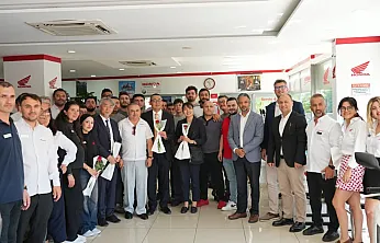 Honda Üst Yönetiminden Kıvrak Motor Fethiye'ye Ziyaret