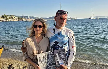 İstanbul'dan 83 gün önce kanoyla yolculuğa çıkmıştı, Bodrum'a ulaştı