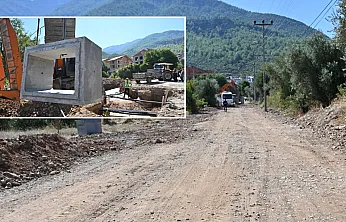 Karapınar Mevkii'nde Altyapı Çalışmaları Sürüyor