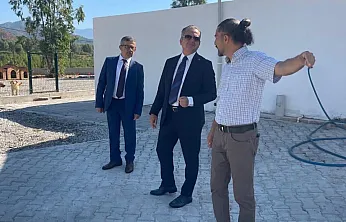 Kaymakam Akkaya ve Başkan Uysal Hayvan Bakımevi'ni Ziyaret Etti