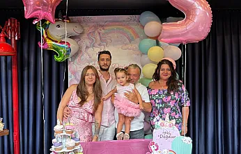 Köktener ailesinde doğum günü mutluluğu: Lida Masal 2 yaşında