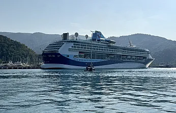 'Marella Discovery' kruvaziyeri Marmaris'e 1765 turist getirdi
