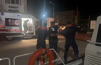 Marmaris açıklarında yolcu gemisinde yaralanan vatandaş denizden tahliye edildi