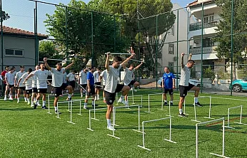 Marmaris Belediyespor sezon öncesi ilk antrenmanına çıktı